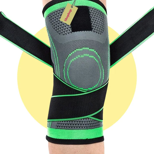 SHOPBOP Adjustable Knee, Wrist & Elbow Support Nylon Compression Braces for Pain Relief, Patella Stabilizer, Sports & Fitness, Breathable Support Gear