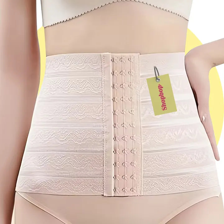 SHOPBOP Slimming Belly Belt for Women – Lightweight Waist Trainer, Tummy Control Shapewear, Postpartum Support & Body Shaper Corset