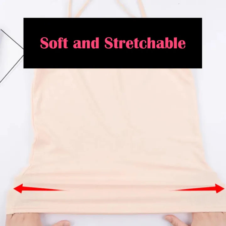 SHOPBOP Camisole for Girls & Women Cotton Tank Top, Thin Straps, Soft & Comfortable Shameez Style Top