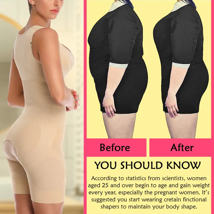 SHOPBOP Full Body Shaper for Women Imported Slimming Bodysuit, 100% Original Full Body Shapewear