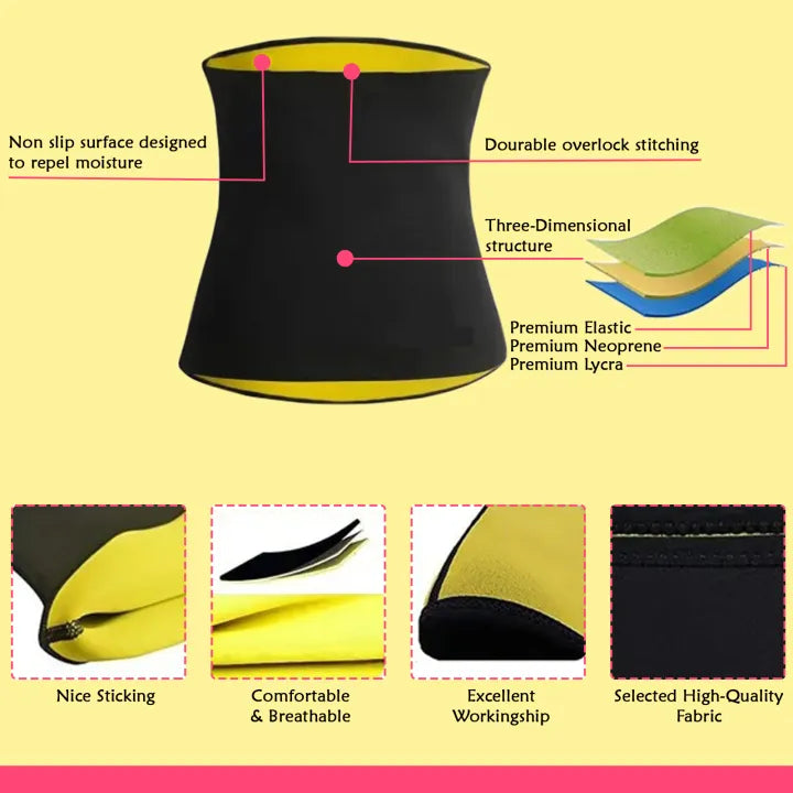 SHOPBOP Hot Shaper Belt for Men and Women Stretchable Running Belt