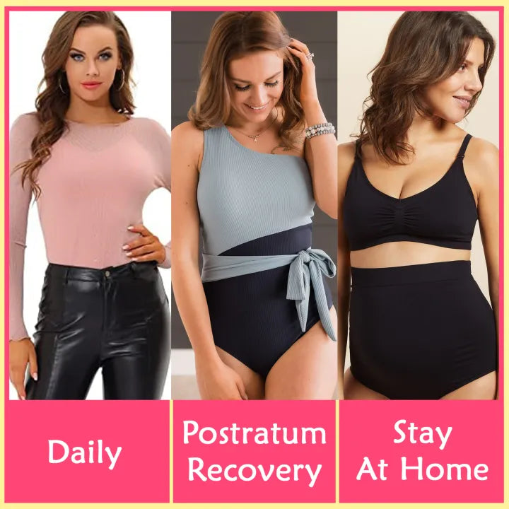 SHOPBOP Women’s High Waist Shapewear Panties – Seamless Tummy Control Slimming Underwear