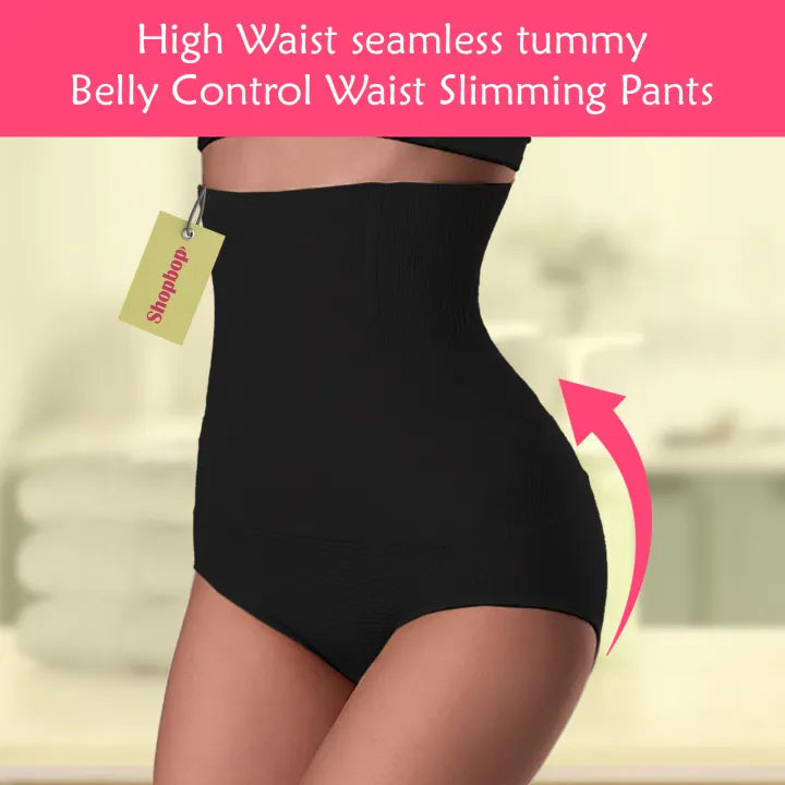 SHOPBOP Women’s High Waist Shapewear Panties – Seamless Tummy Control Slimming Underwear