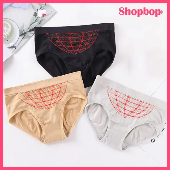SHOPBOP Pack of 3 Soft Cotton Panties for Women & Girls Antibacterial French Cut Briefs, Breathable, Comfortable Everyday Wear
