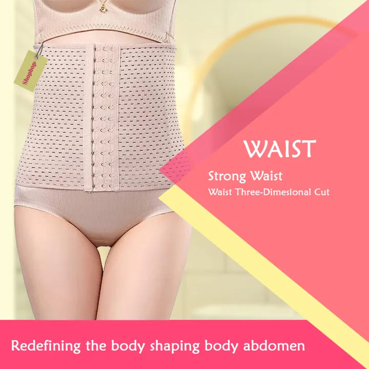 SHOPBOP Women’s Waist Trainer Corset Belt Fitness Body Shaper & Slimming Belly Belt (Waist 32–36)