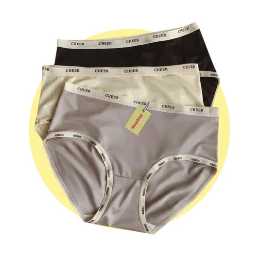 SHOPBOP Pack of 3 Cotton Panties for Women & Girls Antibacterial French Cut Briefs, Soft, Breathable & Comfortable Fit for Everyday Wear