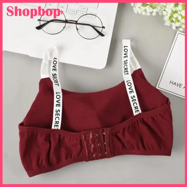 SHOPBOP Seamless Removable Padded Sports Bra for Girls & Women (28–34) Wire-Free, Stretchable Gym & Yoga Activewear Bra