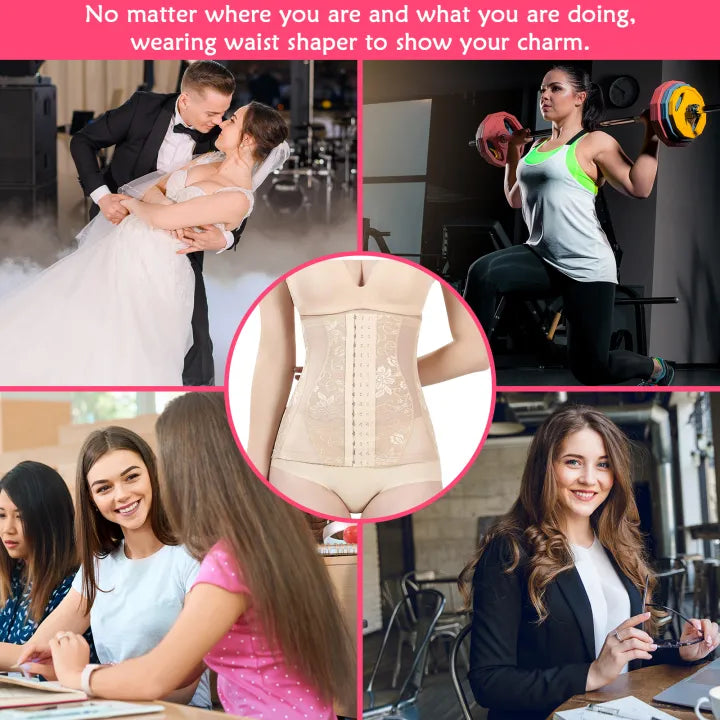 SHOPBOP Women Belly Belt Body Shapewear Waist Trainer Corset, Tummy Control & Slimming Shaper (34–42 Waist)