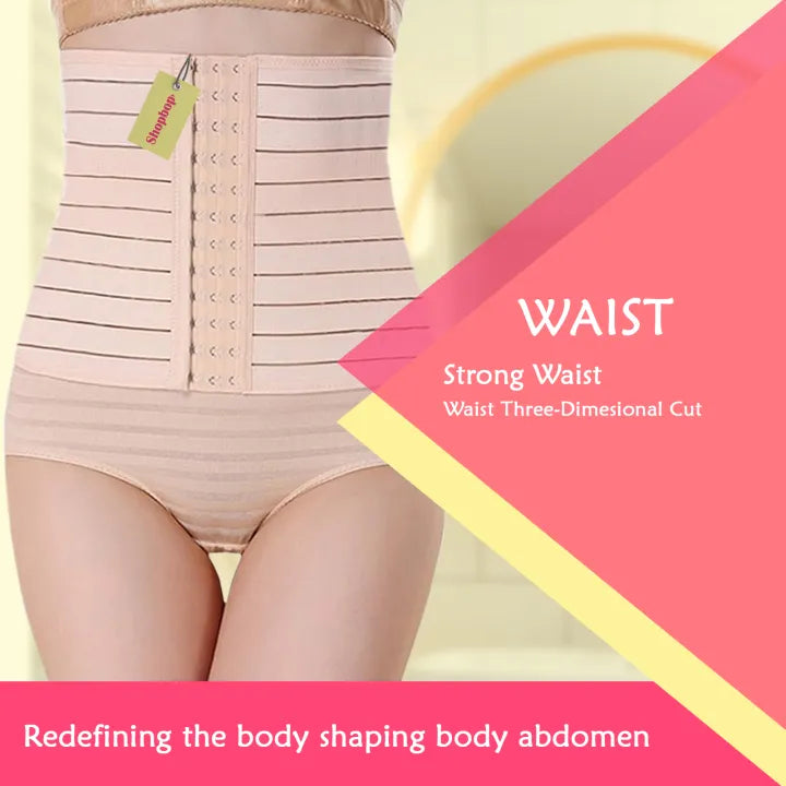 SHOPBOP Women Body Shapewear Belly Belt – Tummy Slimming Waist Trainer Corset, Tummy Control & Waist Trimming Shaper (Waist 34–42)