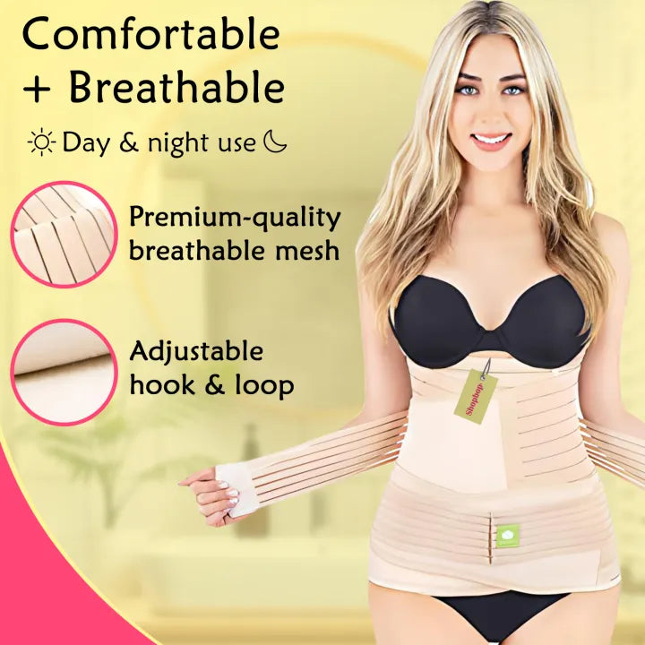 SHOPBOP 3 in 1 Postpartum Belt After Pregnancy & C Section Recovery Belly Support Body Shaper Recovery Belt