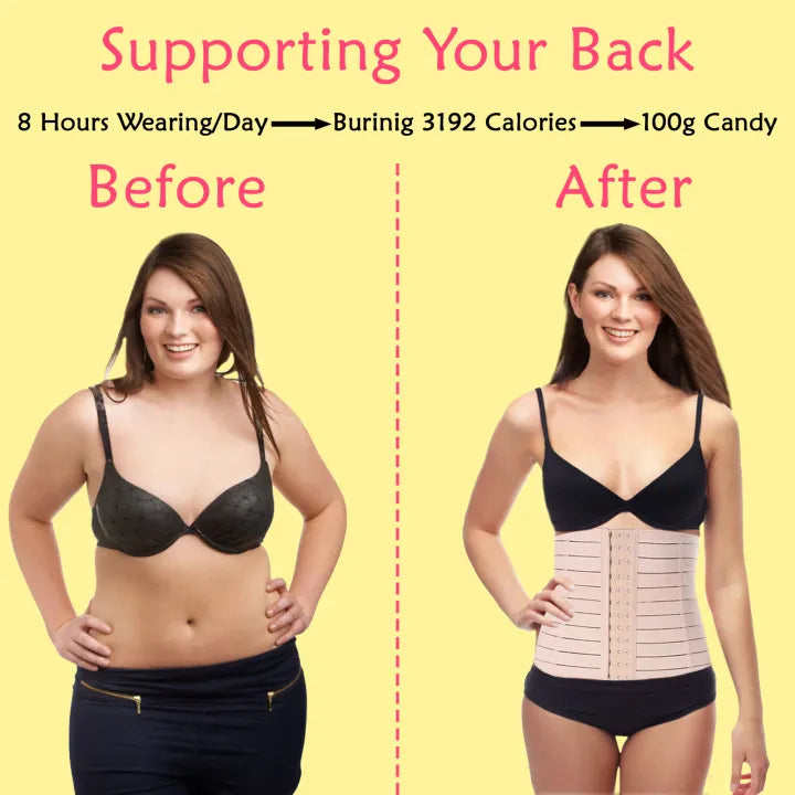 SHOPBOP Women Body Shapewear Belly Belt – Tummy Slimming Waist Trainer Corset, Tummy Control & Waist Trimming Shaper (Waist 34–42)
