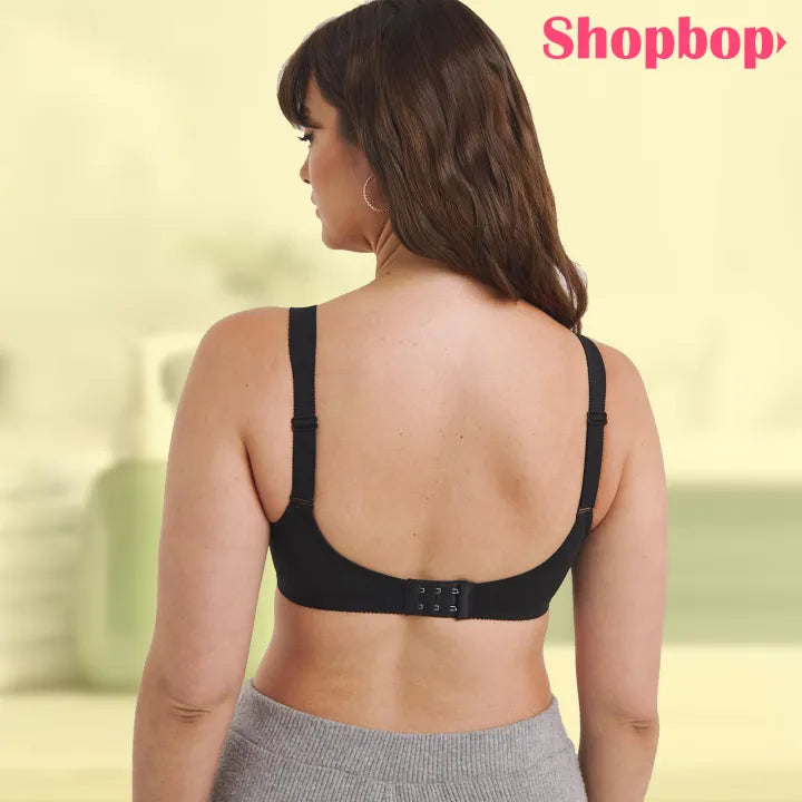 SHOPBOP Full Coverage Cotton Bra for Women – 100% Original Non-Padded, Non-Wired Full Cup Support Bra, Comfortable Cotton Bra