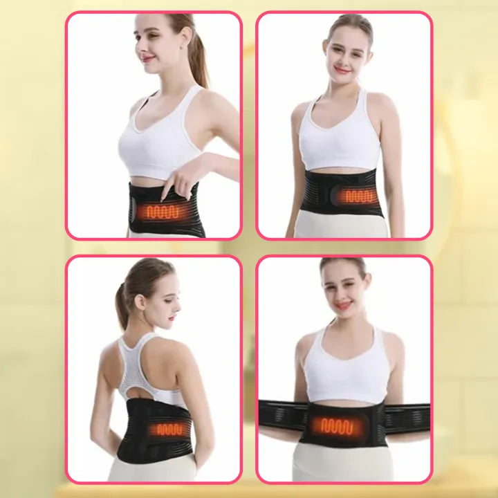 SHOPBOP Back Support Belly Belt with Magnetic Back Brace Lower Waist Pain Relief, Self-Heating Posture Corset, Tummy Control Shapewear for Men & Women