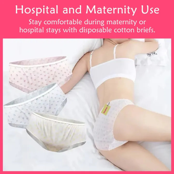 SHOPBOP Pack of 6 Disposable Panties for Women – Travel, Prenatal & Postpartum Underpants Set for Women & Girls