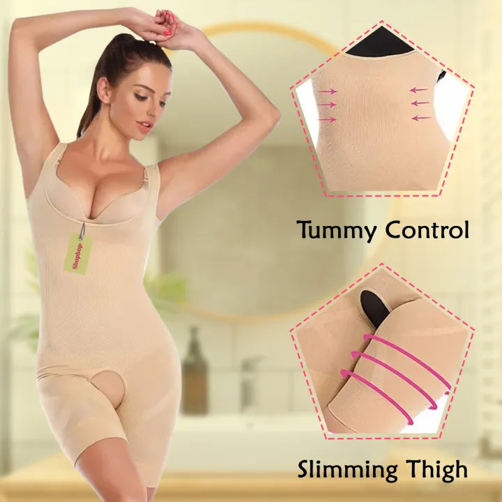SHOPBOP Full Body Shaper for Women Imported Slimming Bodysuit, 100% Original Full Body Shapewear