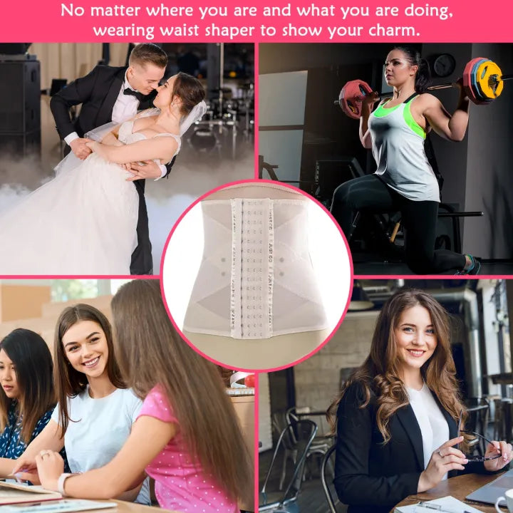SHOPBOP Slimming Belly Belt for Women – Lightweight Waist Trainer, Tummy Control Shapewear, Postpartum Support & Body Shaper Corset