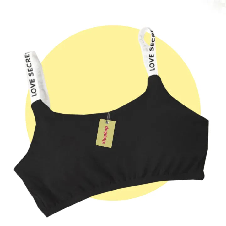 SHOPBOP Seamless Removable Padded Sports Bra for Girls & Women (28–34) Wire-Free, Stretchable Gym & Yoga Activewear Bra