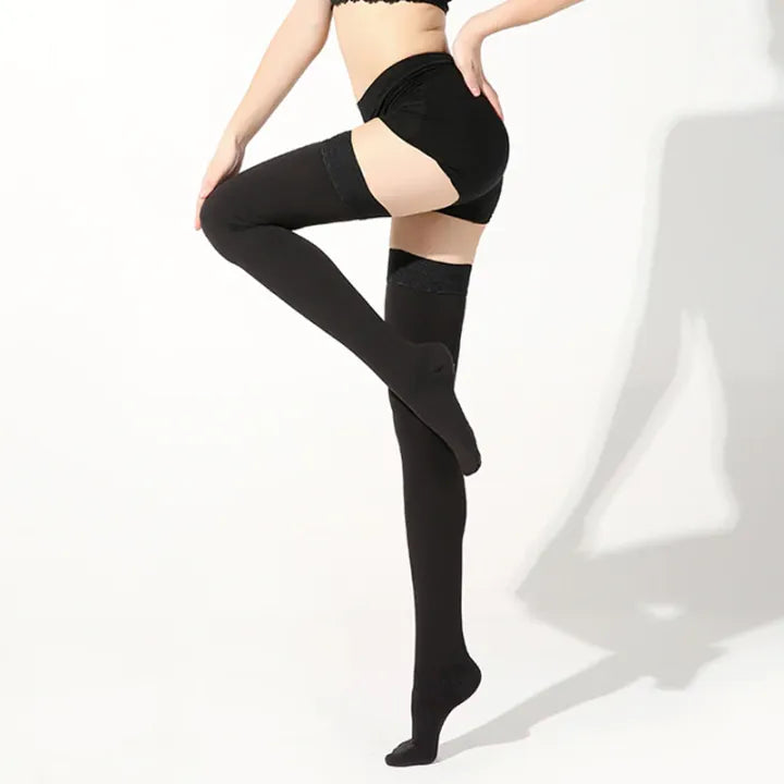 SHOPBOP Women’s Thigh High Lace Stockings – Seductive Over Knee Lingerie Socks