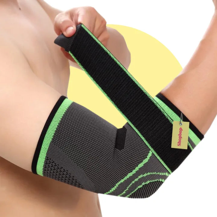 SHOPBOP Adjustable Knee, Wrist & Elbow Support Nylon Compression Braces for Pain Relief, Patella Stabilizer, Sports & Fitness, Breathable Support Gear