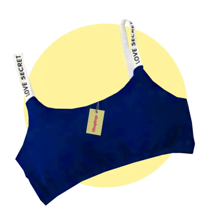 SHOPBOP Seamless Removable Padded Sports Bra for Girls & Women (28–34) Wire-Free, Stretchable Gym & Yoga Activewear Bra