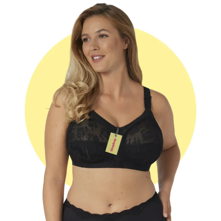 SHOPBOP Wireless Full Coverage Bra for Girls & Women 100% Original Doreen Style Support Bra, Non-Padded Full Cup Comfort Bra for Daily Wear