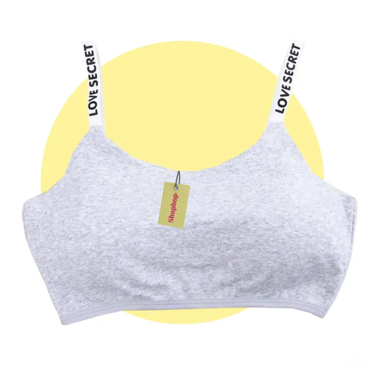 SHOPBOP Seamless Removable Padded Sports Bra for Girls & Women (28–34) Wire-Free, Stretchable Gym & Yoga Activewear Bra