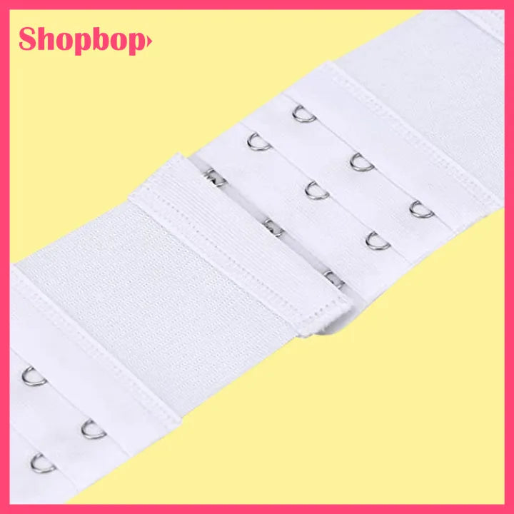SHOPBOP Pack of 3 Bra Extenders 3 Hooks & 3 Rows Bra Closure Extensions, Soft, Comfortable & Adjustable Fit for Women