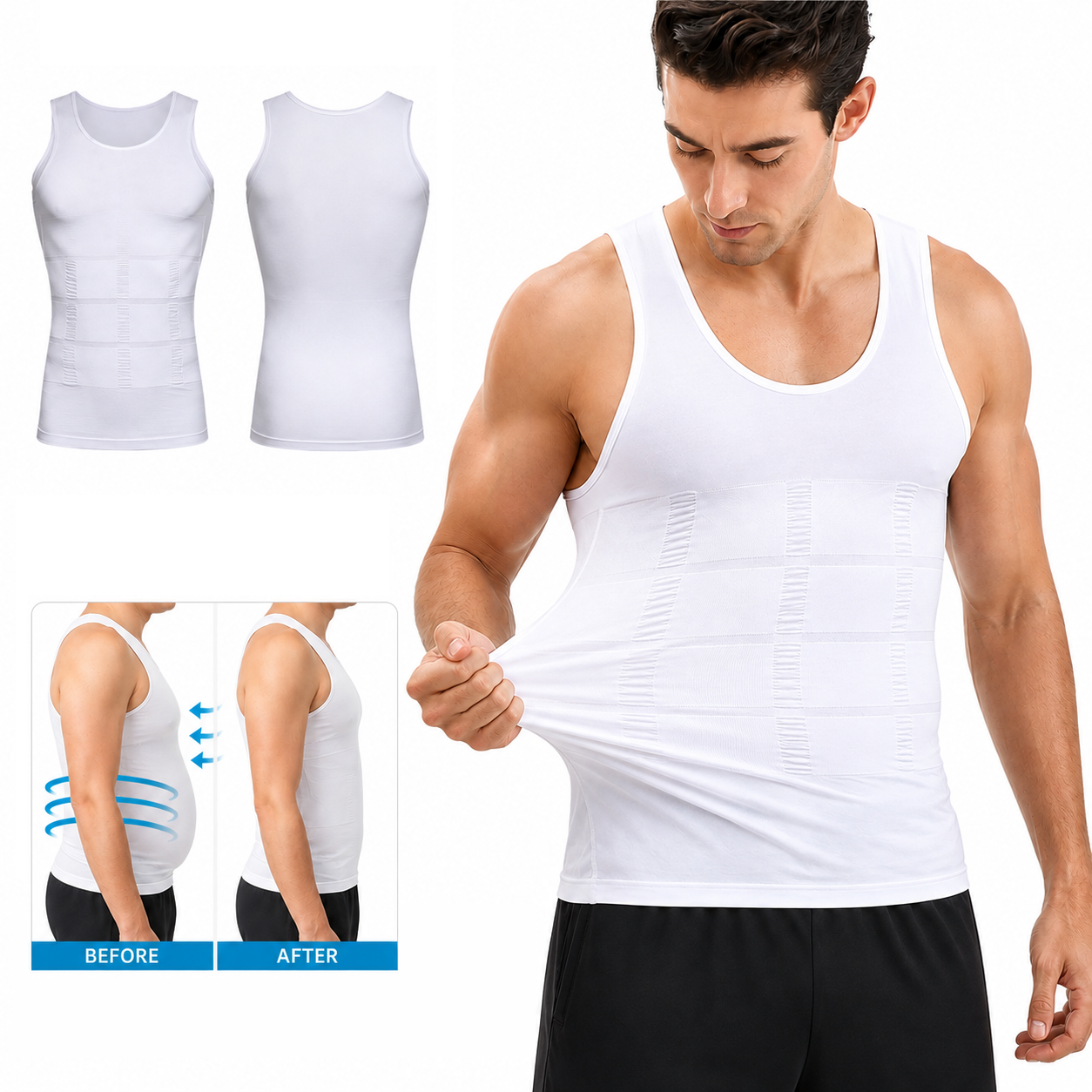 SHOPBOP Men Body Shaper Slimming Vest