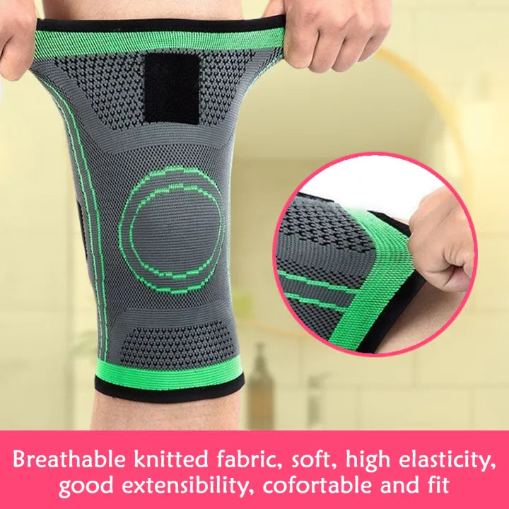 SHOPBOP Adjustable Knee, Wrist & Elbow Support Nylon Compression Braces for Pain Relief, Patella Stabilizer, Sports & Fitness, Breathable Support Gear