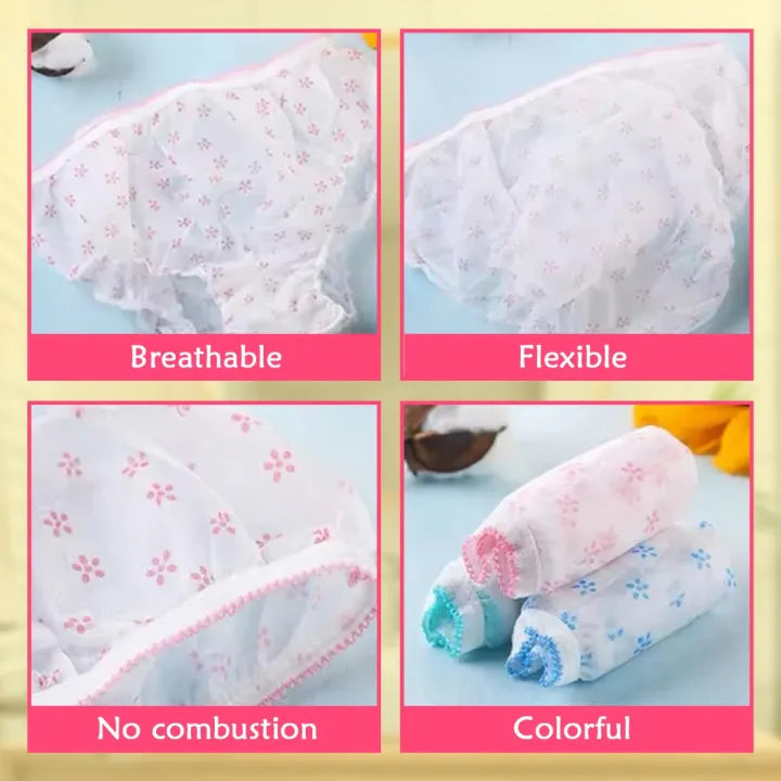 SHOPBOP Pack of 6 Disposable Panties for Women – Travel, Prenatal & Postpartum Underpants Set for Women & Girls