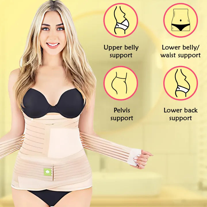 SHOPBOP 3 in 1 Postpartum Belt After Pregnancy & C Section Recovery Belly Support Body Shaper Recovery Belt