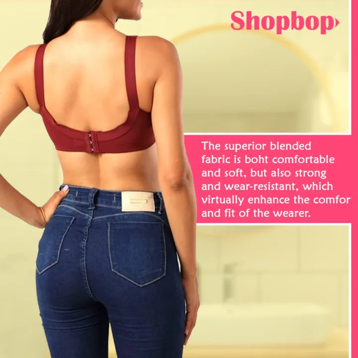 SHOPBOP Wireless Full Coverage Bra for Girls & Women 100% Original Doreen Style Support Bra, Non-Padded Full Cup Comfort Bra for Daily Wear