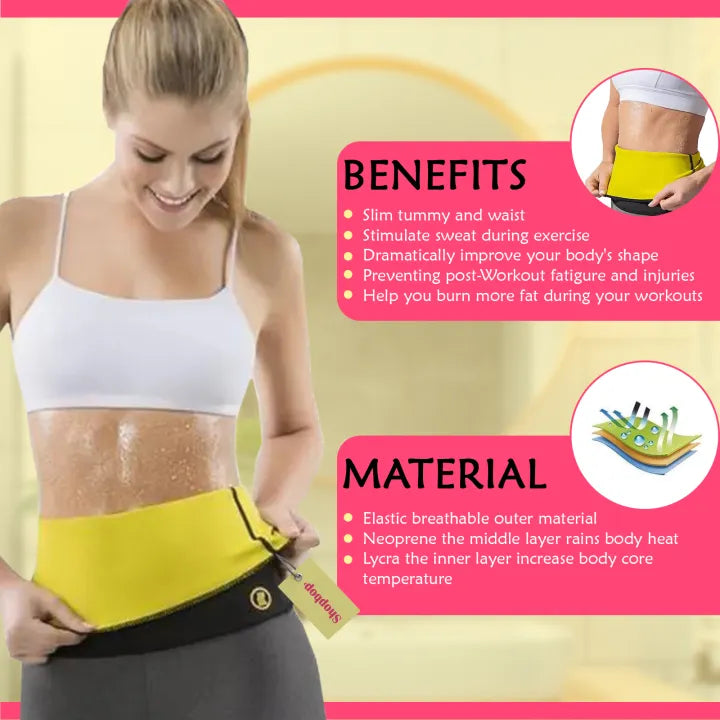 SHOPBOP Hot Shaper Belt for Men and Women Stretchable Running Belt