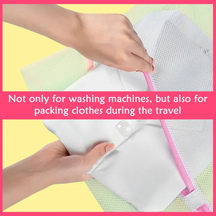 SHOPBOP Laundry Wash Bag – Zippered Mesh Bag for Bras, Socks, Underwear & Lingerie