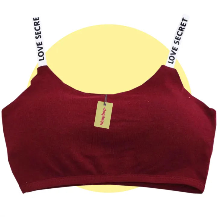 SHOPBOP Seamless Removable Padded Sports Bra for Girls & Women (28–34) Wire-Free, Stretchable Gym & Yoga Activewear Bra