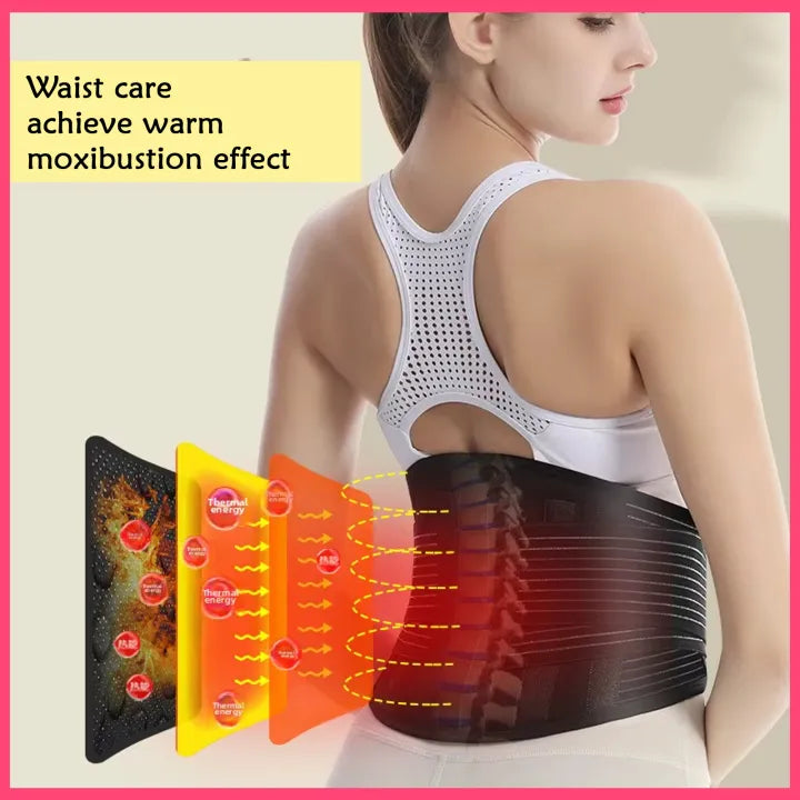 SHOPBOP Back Support Belly Belt with Magnetic Back Brace Lower Waist Pain Relief, Self-Heating Posture Corset, Tummy Control Shapewear for Men & Women