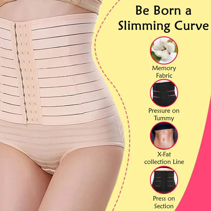SHOPBOP Women Body Shapewear Belly Belt – Tummy Slimming Waist Trainer Corset, Tummy Control & Waist Trimming Shaper (Waist 34–42)