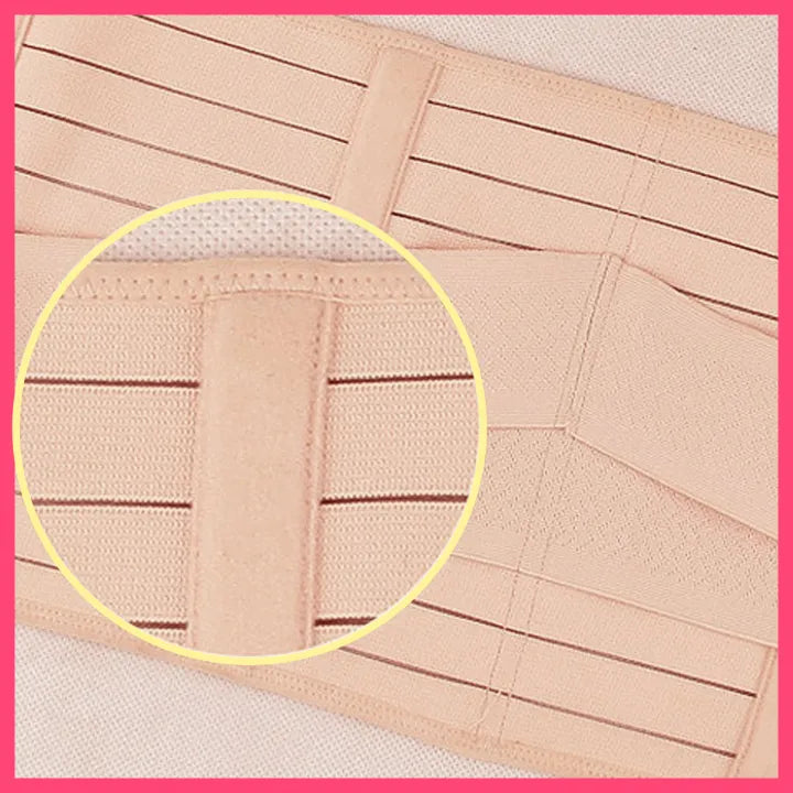 SHOPBOP Belly Belt Body Shaper for Women 4-Skeleton Waist Band, Slimming Maternity Postpartum Abdominal Binder Girdle