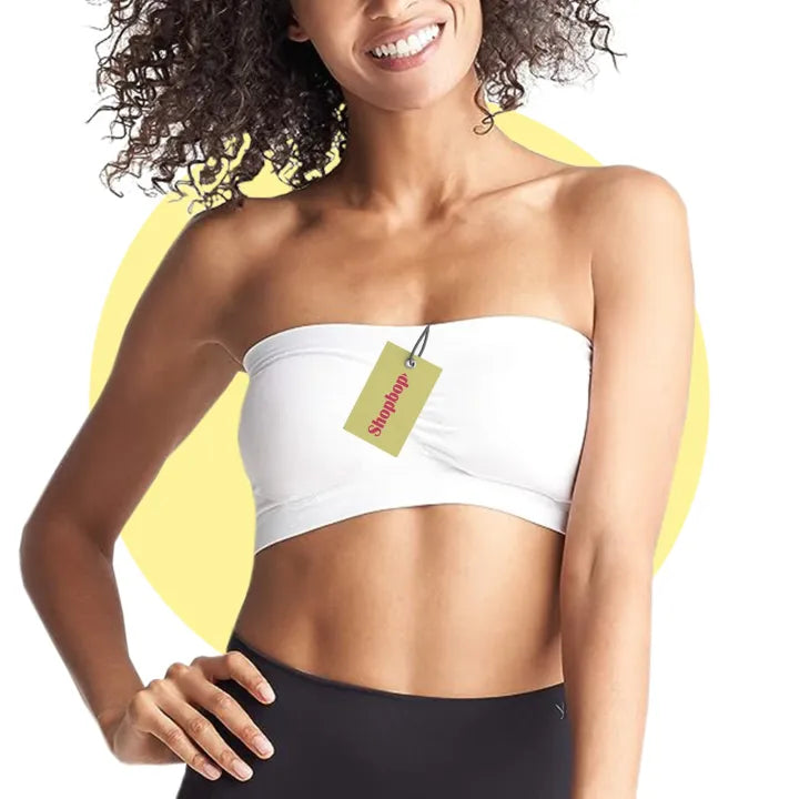 SHOPBOP Pack of 3 Strapless Soft Non-Padded Tube Bras for Girls – Wireless Bandeau Bras 28–36 Sizes