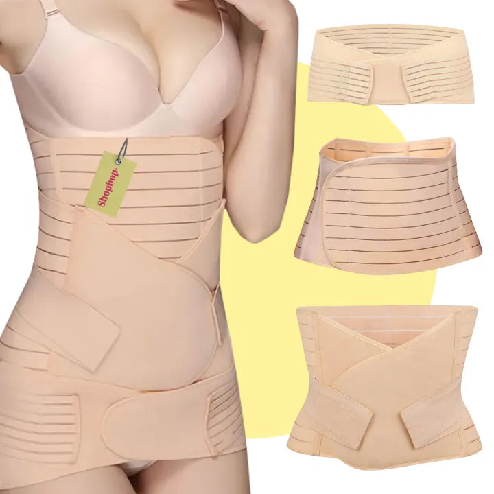 SHOPBOP 3 in 1 Postpartum Belt After Pregnancy & C Section Recovery Belly Support Body Shaper Recovery Belt