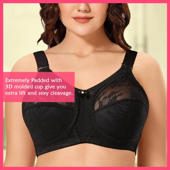 SHOPBOP Wireless Full Coverage Bra for Girls & Women 100% Original Doreen Style Support Bra, Non-Padded Full Cup Comfort Bra for Daily Wear