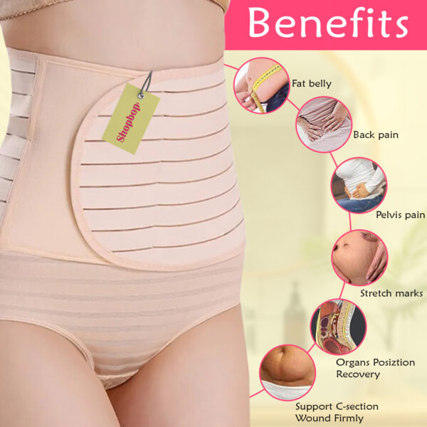 Belly Belt Body Shaper for Women Waist Band Maternity Shapewear Postpartum Belt - Image 6