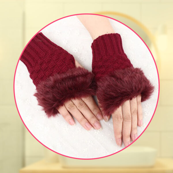 Winter Gloves Hand Warmer Stylish Gloves Knitting - Image 6