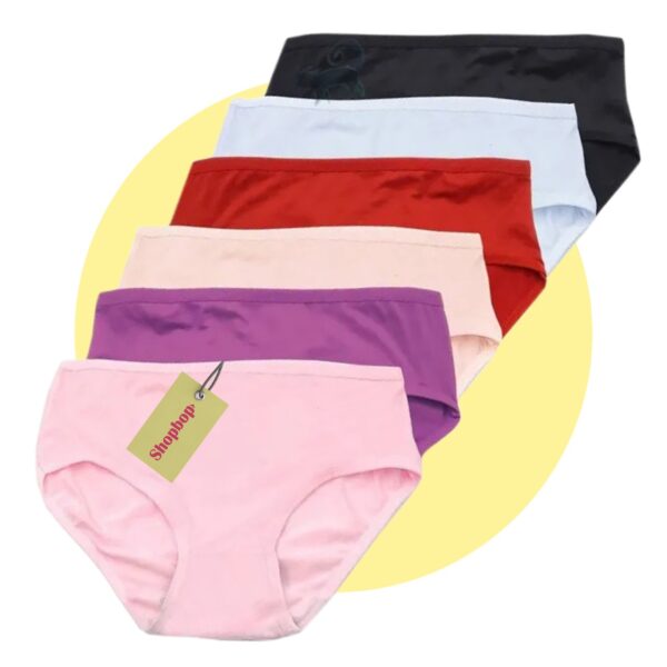 Pack of 5 Women Underwear Panties For Girls & Women Multi Color Panties Cotton Panties - Random Color