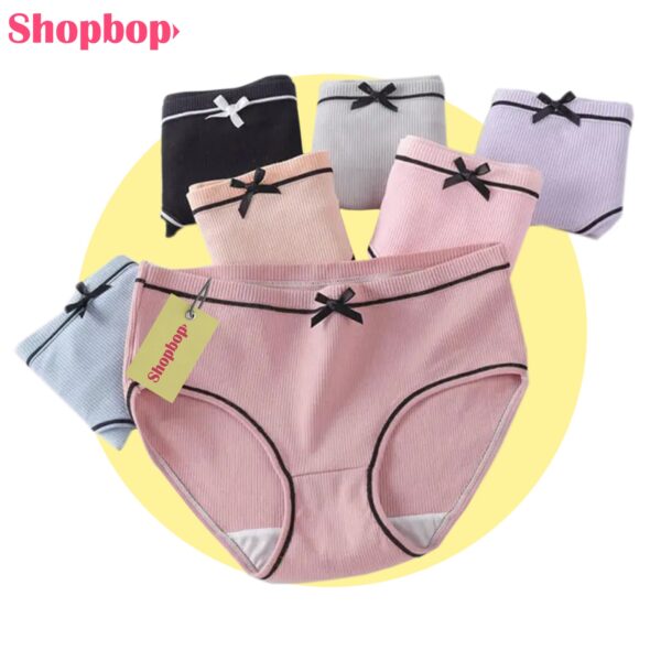 Pack of 3 Panites for Women Comfortable Panty for Girls Multicolor Underwears in Cotton - Image 15