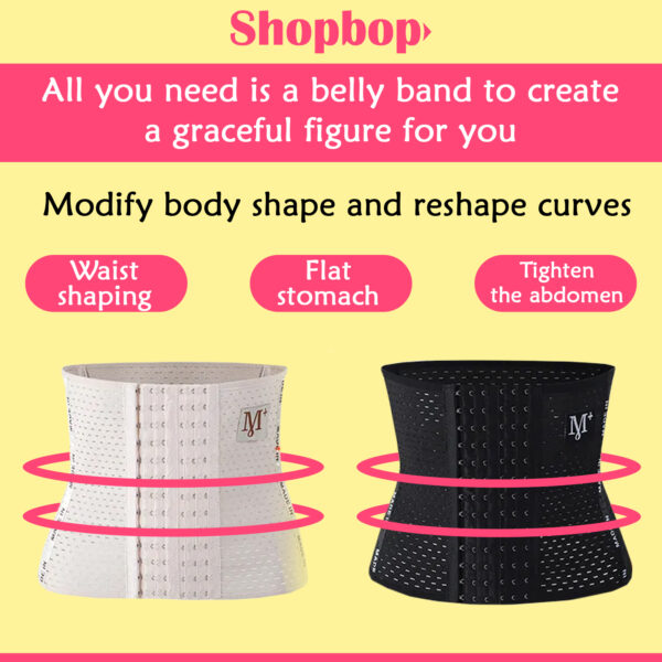 Slimming Belt Waist Trainer Invisible Body Shaper Cinchers waistband Belts for Women Remove Belly - Reducing and Shaping Girdles - Image 5