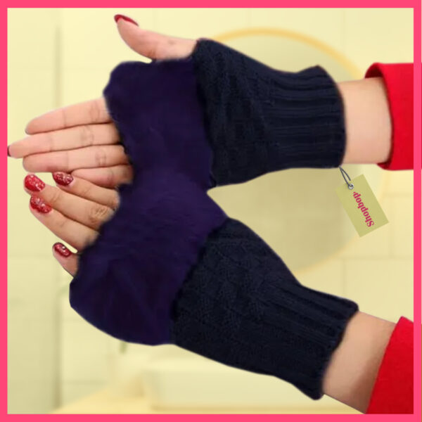 Winter Gloves Hand Warmer Stylish Gloves Knitting - Image 4